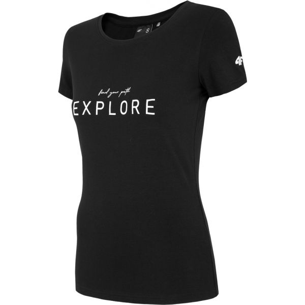 4F WOMENS TREKKING černá M - Dámské tričko 4F