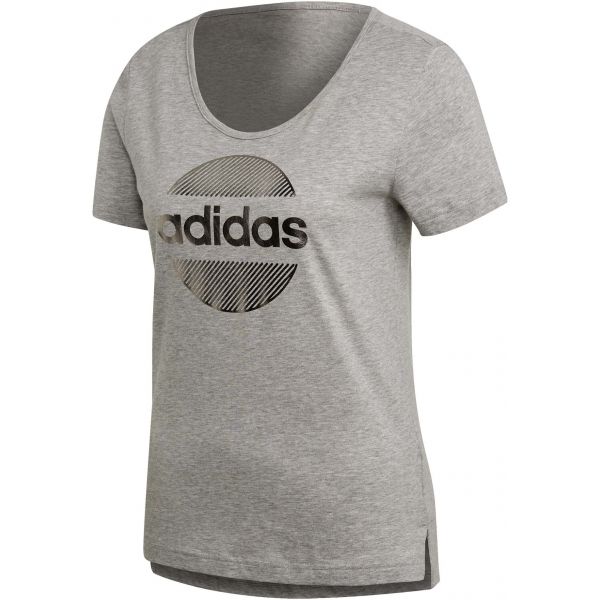 adidas LINEAR TEE II šedá XS - Dámské triko adidas