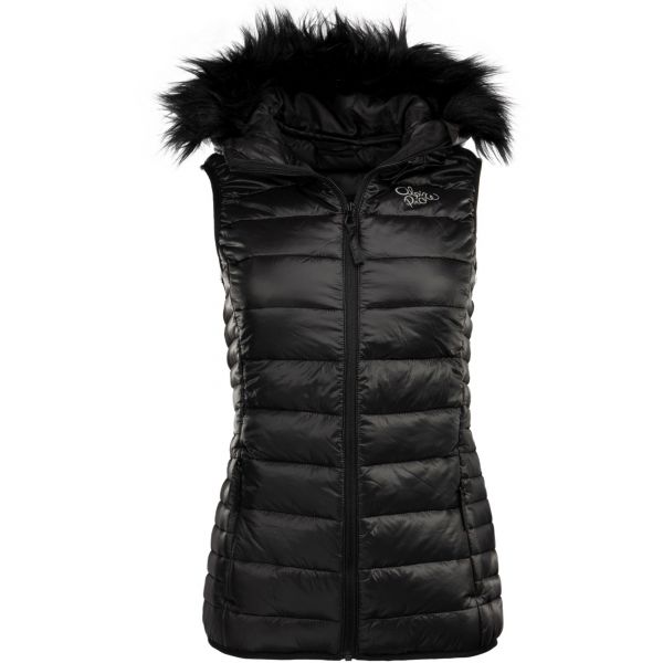 ALPINE PRO EMERALA černá XS - Dámská vesta ALPINE PRO