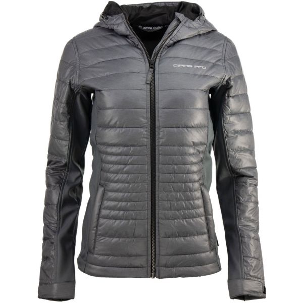 ALPINE PRO FARGO 3 šedá M - Dámská bunda ALPINE PRO