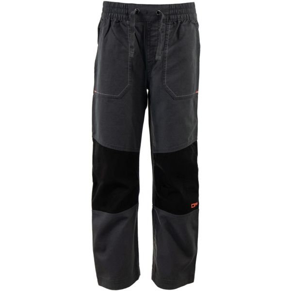 ALPINE PRO RAFIKO 3 šedá 140-146 - Chlapecké outdoorové kalhoty ALPINE PRO