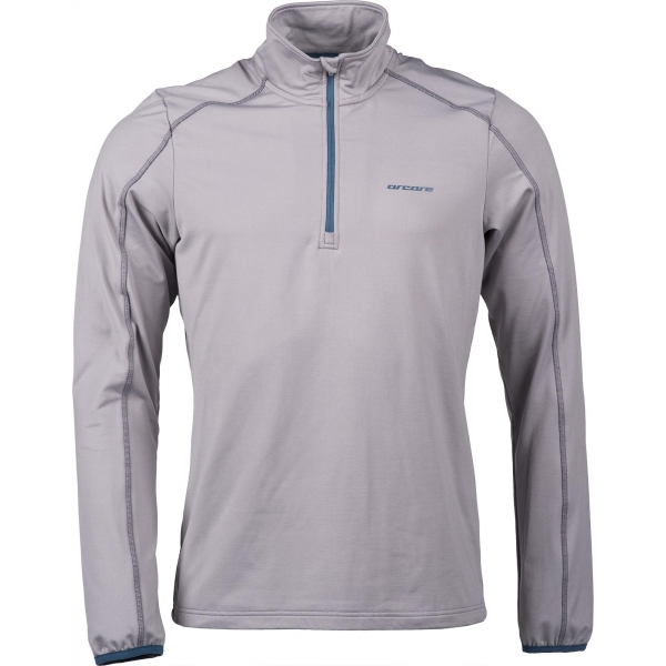 Arcore ENOS šedá M - Pánská fleecová mikina Arcore