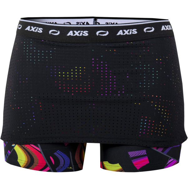 Axis FITNESS SKIRT/SHORTS 2IN1 GIRL  128 - Dívčí fitness šortky se sukní 2 v 1 Axis