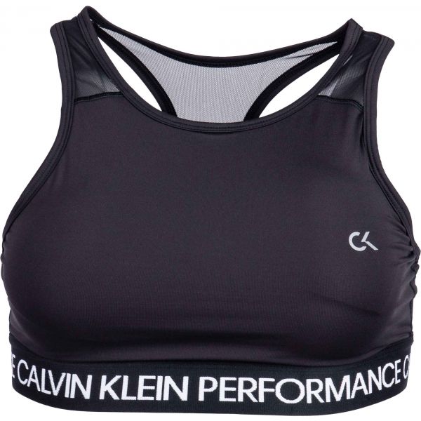 Calvin Klein MEDIUM SUPPORT BRA černá XS - Dámská sportovní podprsenka Calvin Klein