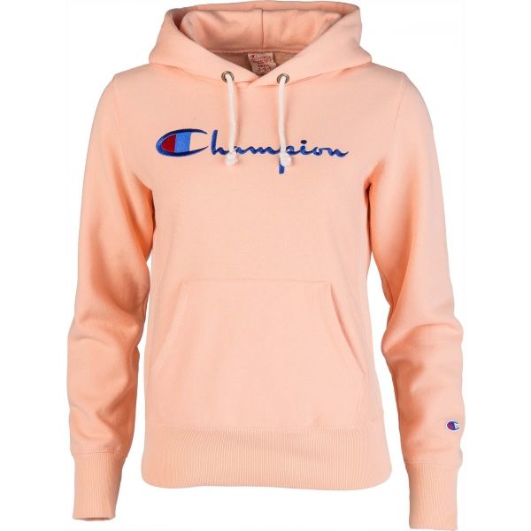 Champion HOODED SWEATSHIRT růžová M - Dámská mikina Champion