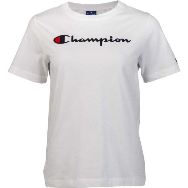 Champion CREWNECK T-SHIRT bílá M - Dámské tričko Champion