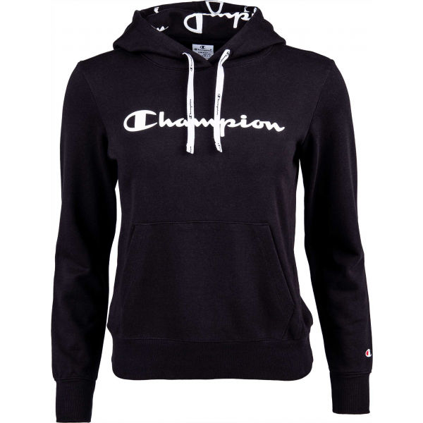 Champion HOODED SWEATSHIRT černá L - Dámská mikina Champion