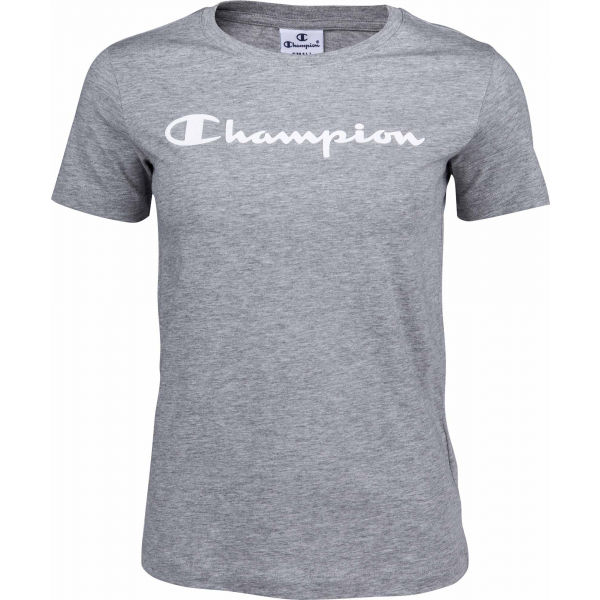 Champion CREWNECK T-SHIRT šedá M - Dámské tričko Champion