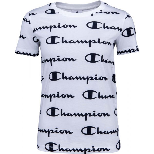 Champion CREWNECK T-SHIRT bílá M - Dámské tričko Champion
