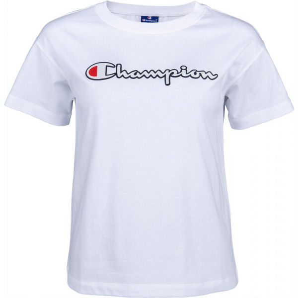 Champion CREWNECK T-SHIRT bílá S - Dámské tričko Champion