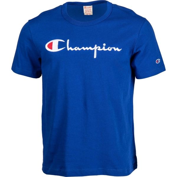 Champion CREWNECK T-SHIRT tmavě modrá M - Pánské tričko Champion