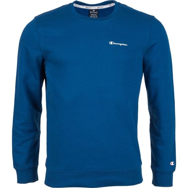 Champion CREWNECK SWEATSHIRT modrá S - Pánská mikina Champion