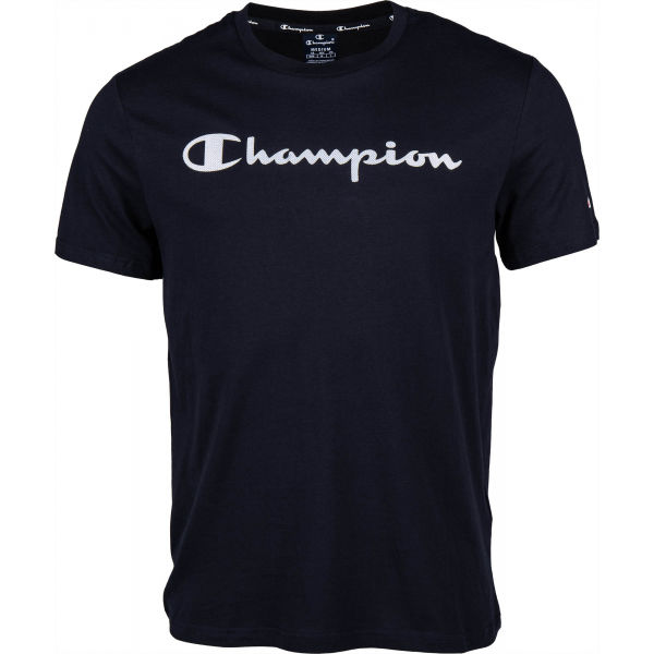 Champion CREWNECK T-SHIRT černá S - Pánské triko Champion