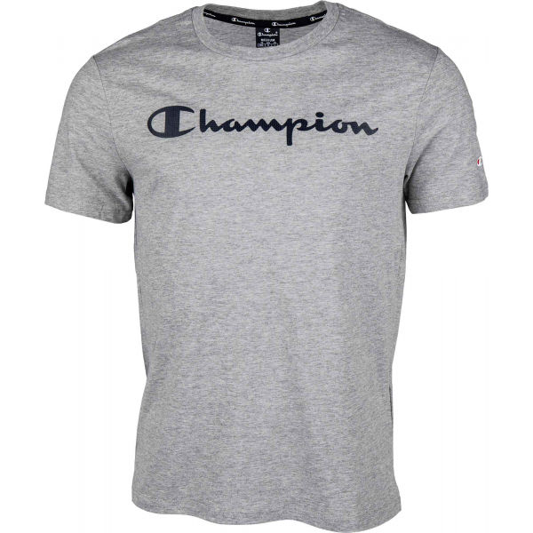 Champion CREWNECK T-SHIRT šedá L - Pánské triko Champion