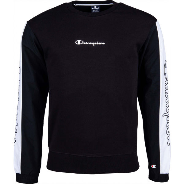 Champion CREWNECK SWEATSHIRT černá S - Pánská mikina Champion