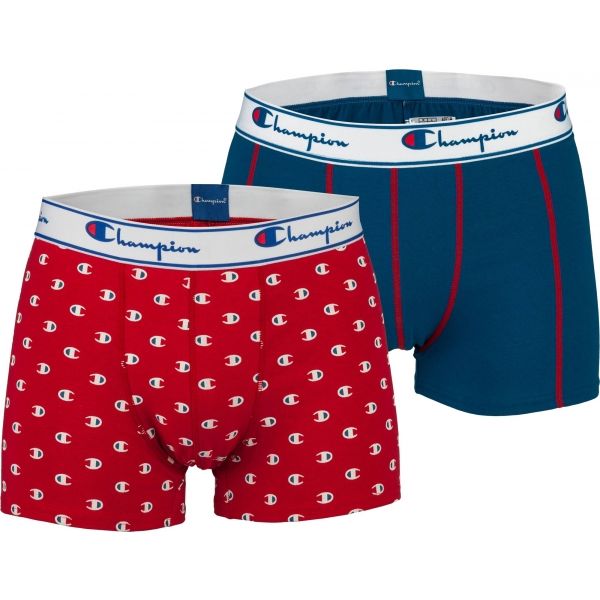 Champion BOXER CHAMPION MIX X2 červená XXL - Pánské boxerky Champion