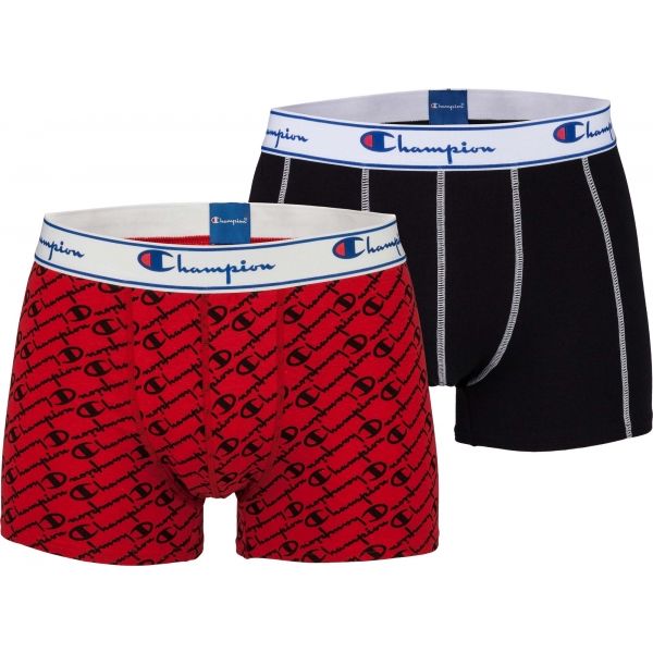 Champion BOXER CHAMPION MIX X2 černá XL - Pánské boxerky Champion