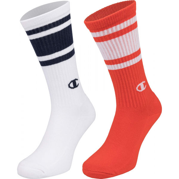 Champion CREW SOCKS FASHION X2 bílá 43 - 46 - Unisex ponožky Champion