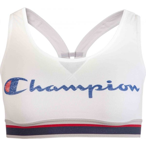 Champion CROP TOP AUTHENTIC bílá XL - Dámská sportovní podprsenka Champion