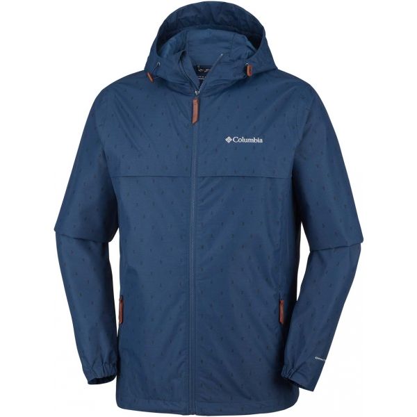 Columbia JONES RIDGE JACKET modrá L - Pánská outdoorová bunda Columbia