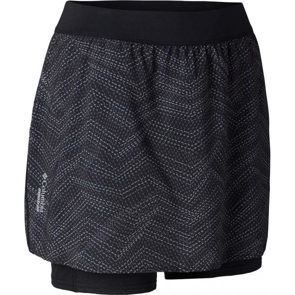 Columbia TITAN ULTRA SKORT černá S - Dámská sportovní sukně 2v1 Columbia
