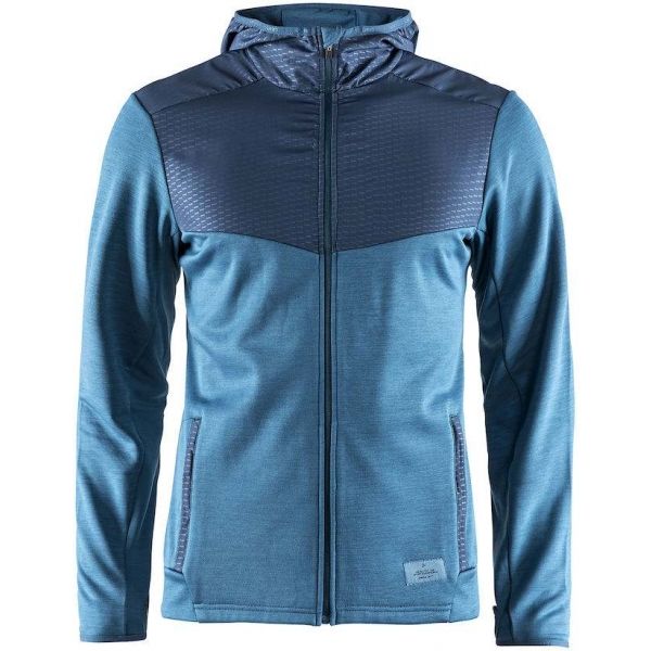 Craft BREAKWAY HOOD modrá S - Pánská funkční mikina Craft