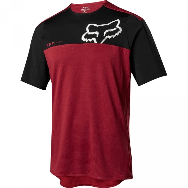 Fox ATTACK PRO JERSEY SS červená S - Cyklistický dres Fox
