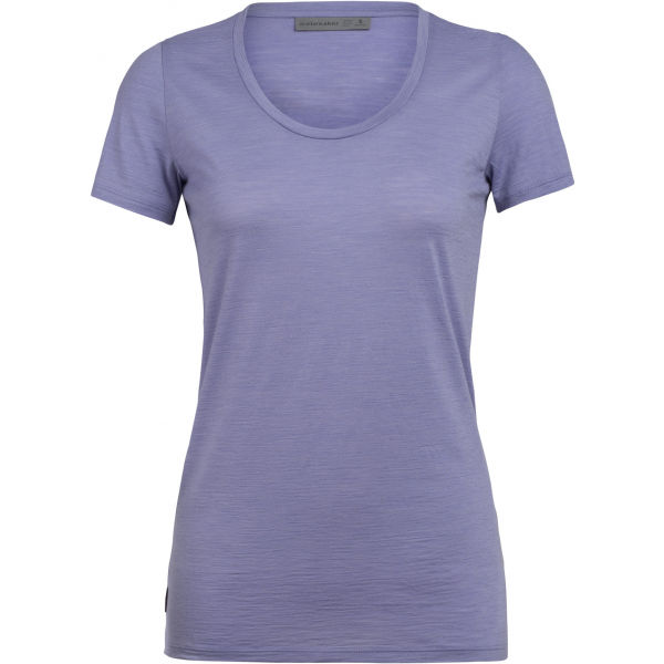 Icebreaker SPECTOR SS SCOOP W fialová M - Dámské volnočasové triko Icebreaker