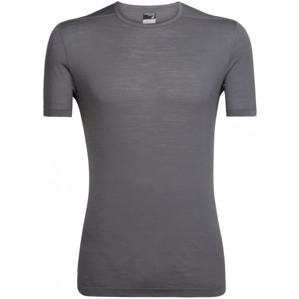 Icebreaker ZEAL SS CREWE šedá S - Pánské triko Icebreaker