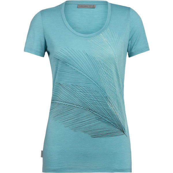 Icebreaker SPECTOR SS SCOOP W zelená XS - Dámské volnočasové triko Icebreaker