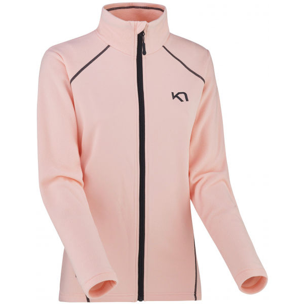 KARI TRAA KARI F/Z FLEECE  S - Dámská tenká fleecová mikina KARI TRAA