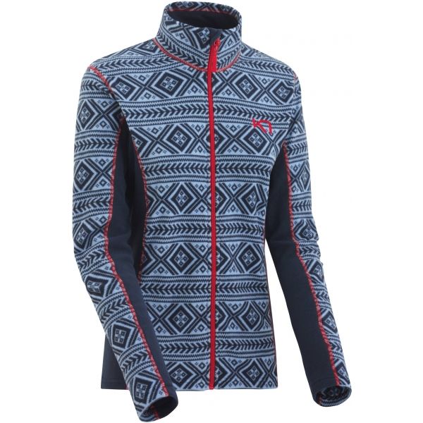 KARI TRAA FLETTE modrá S - Dámská mikina KARI TRAA