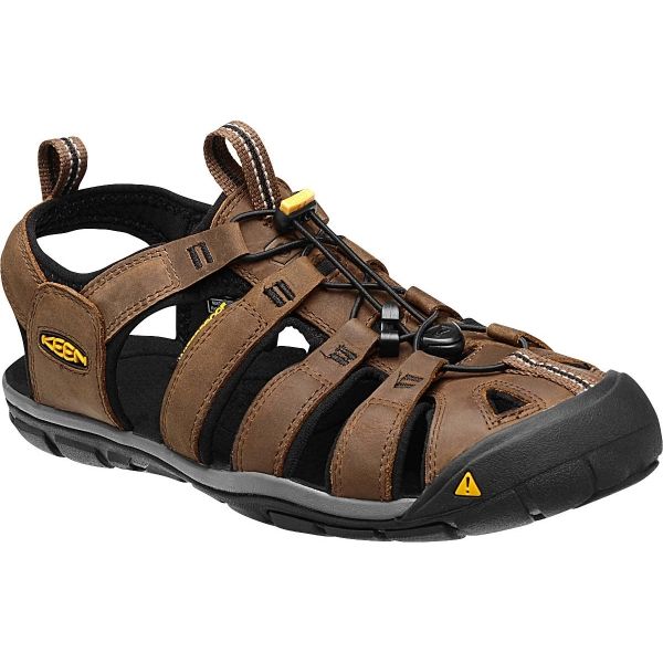 Keen CLEARWATER CNX LEATHER M hnědá 9 - Pánské volnočasové sandále Keen