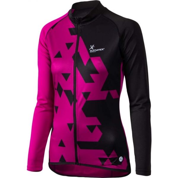 Klimatex JOSETE černá S - Dámský cyklistický dres s dlouhým rukávem Klimatex
