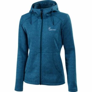 Klimatex LENDA modrá S - Dámský outdoor svetr s kapucí Klimatex