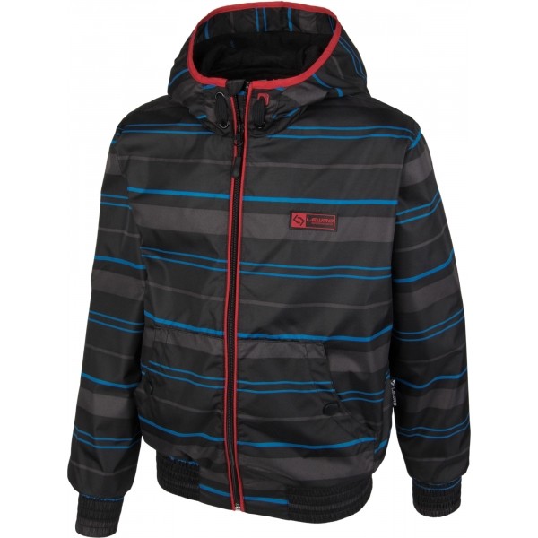 Lewro ALLY 116 - 134 černá 128-134 - Dětská šusťáková bunda Lewro