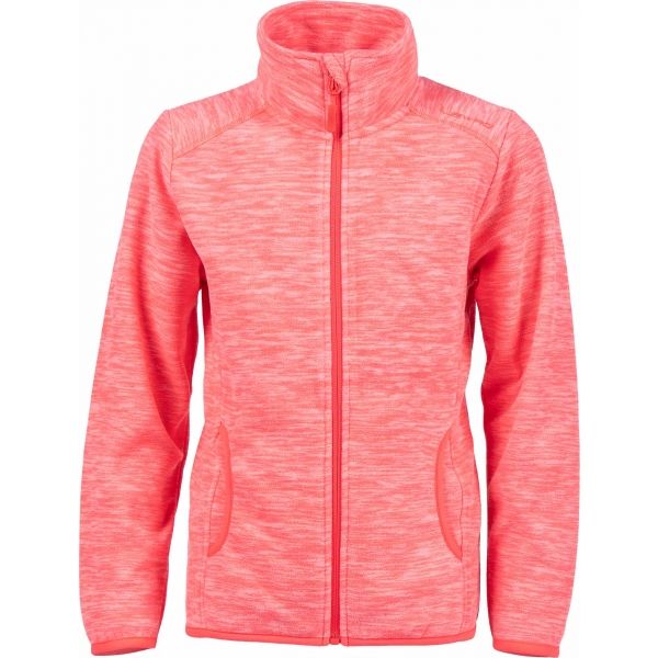 Lewro ROYCE růžová 164-170 - Dětská fleecová mikina Lewro