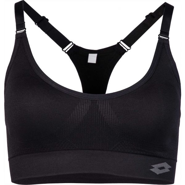 Lotto FIT BRA PAD SML W černá XL/XXL - Dámská sportovní podprsenka Lotto