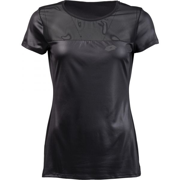 Lotto VABENE TEE CIRE PL černá M - Dámské tričko Lotto