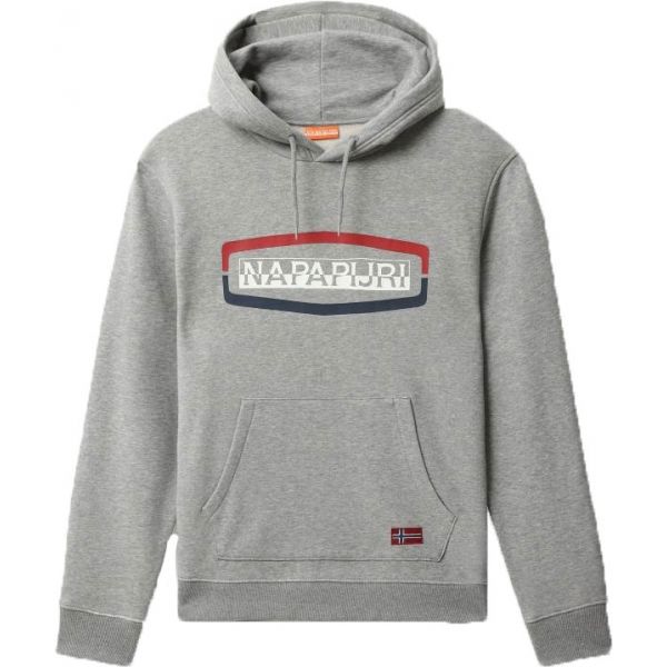 Napapijri BOGY H šedá XXL - Pánská mikina Napapijri