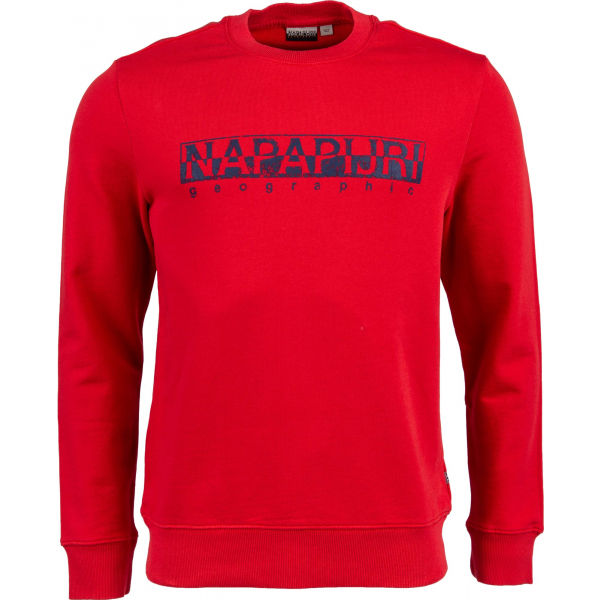 Napapijri BOLANOS C červená L - Pánská mikina Napapijri