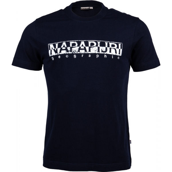 Napapijri SOLANOS černá XL - Pánské tričko Napapijri