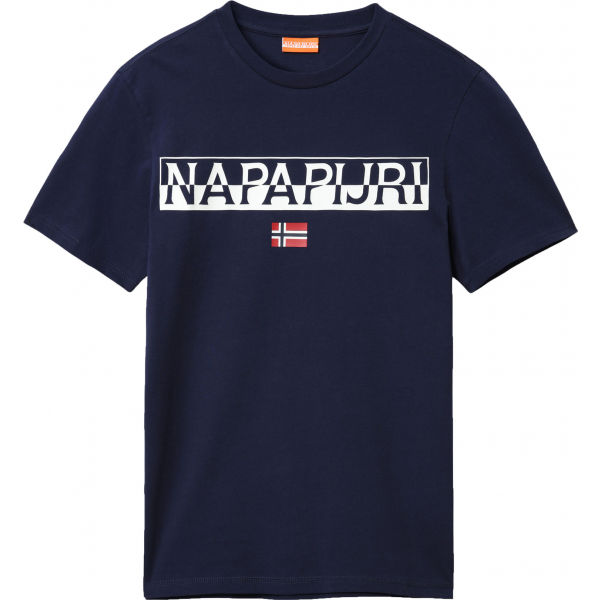 Napapijri SARAS tmavě modrá M - Pánské tričko Napapijri