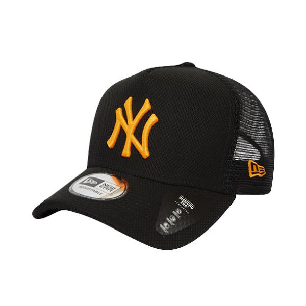 New Era 9FORTY AF TRUCKER MLB DIAMOND ERA NEW YORK YANKEES černá UNI - Pánská kšiltovka New Era