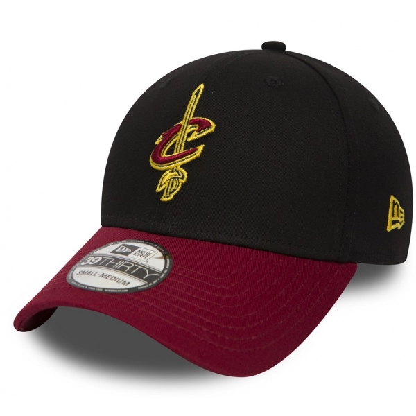 New Era 39THIRTY NBA BLACKBASE CLEVELAND CAVALIERS černá M/L - Klubová kšiltovka New Era