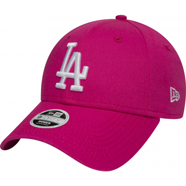 New Era 9FORTY WOMEN MLB LEAGUE ESSENTIAL LOS ANGELES DODGERS růžová UNI - Dámská klubová kšiltovka New Era