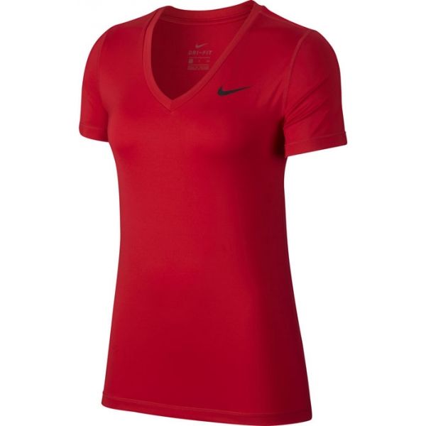 Nike TOP SS VCTY W červená L - Dámské tričko Nike