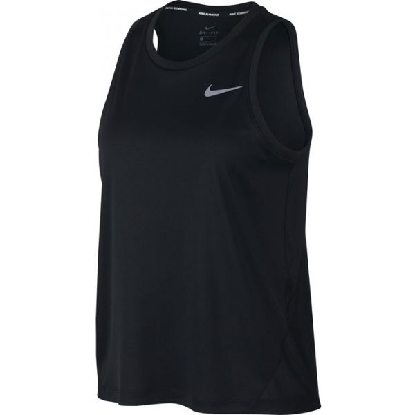 Nike MILER TANK W černá M - Dámské běžecké tílko Nike
