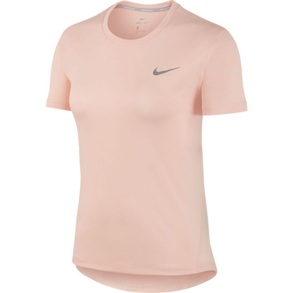 Nike MILER TOP SS W růžová XL - Dámský běžecký top Nike