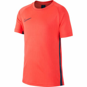 Nike DRY ACDMY TOP SS B oranžová XS - Chlapecké fotbalové tričko Nike